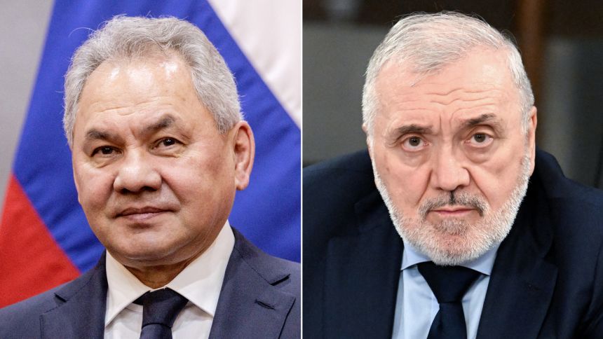 Sergei Shoigu dhe Ruslan Tsalikov. Shoigu u identifikua me "rrezikun e një grushti shteti" në raportin e inteligjencës.